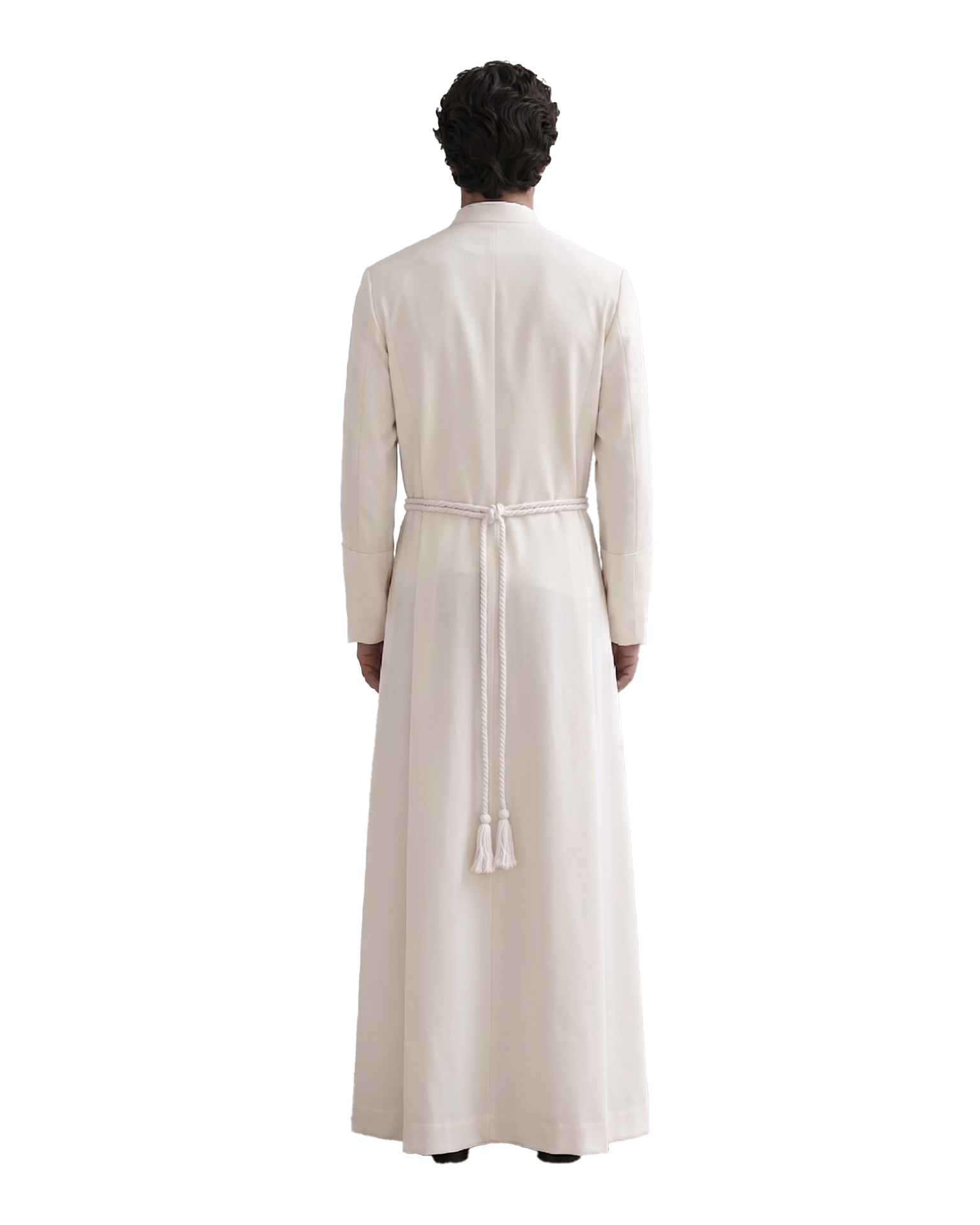 Pèlerin de dos, sans cape